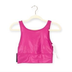 NWT Cycle House Hot Pink Wear Two Ways Sports Bra Size S